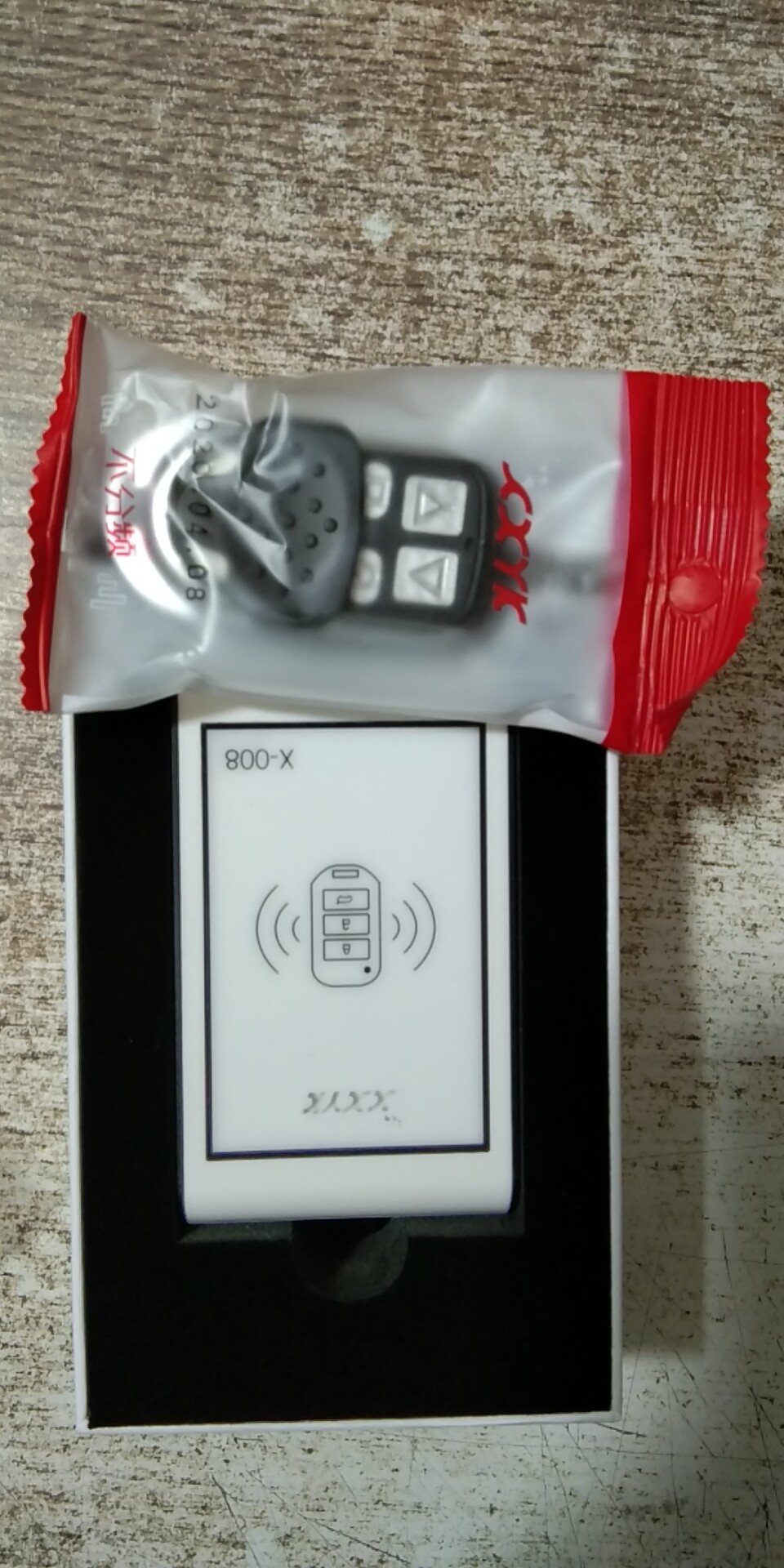 X-008 garage remote control duplicator X008 sub-machine lettering copy remote control 007 sub-machine 433 frequency 315