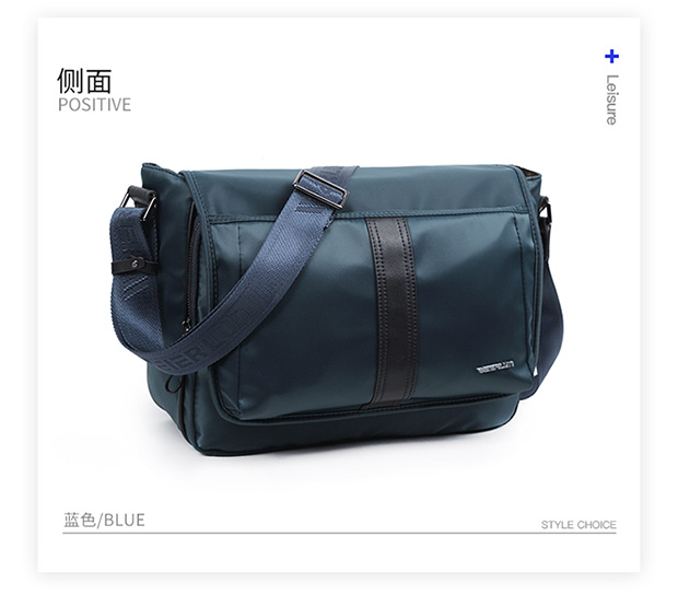 Oxford vải nam túi đeo vai nam túi vải thường xuyên Messenger túi đa chức năng postman túi sinh viên túi thủy triều - Túi của con người balo da