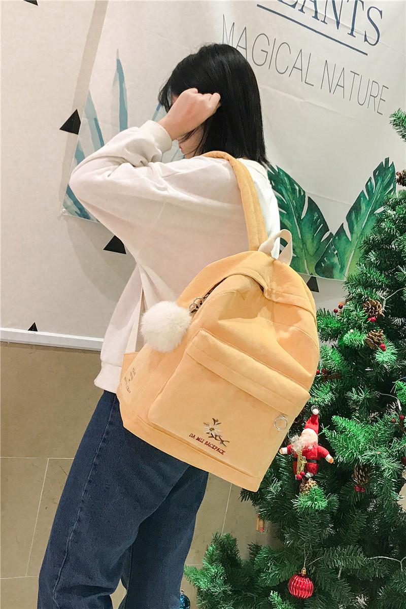 Ba lô nữ hoang dã dễ thương ngọt ngào cô gái nhỏ rừng tươi Ba lô mềm em gái túi sinh viên - Ba lô balo đi học hot trend 2020