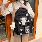 Вместительный и большой японский школьный рюкзак, сумка через плечо, для средней школы, в корейском стиле