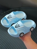 Синий гоночный автомобиль, прицеп, тапочки, новая коллекция