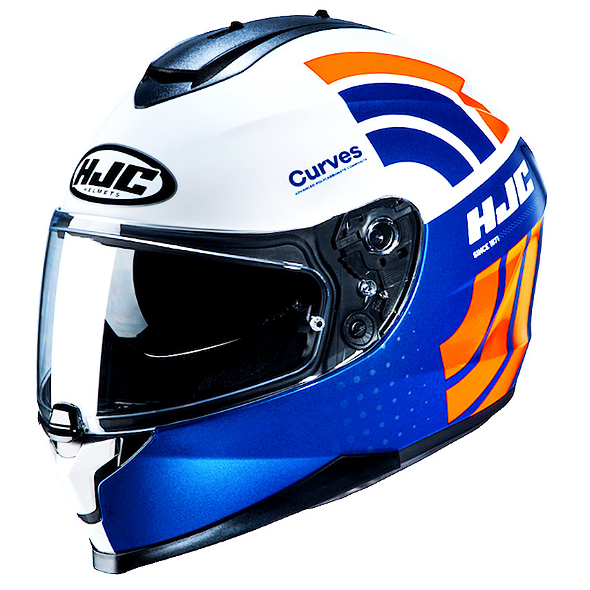 HJC C70 Adult Double Lens Locomotive Sports Car Racing Bike All Season Safety Helmet for men and women