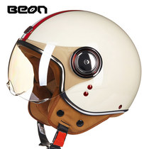 BEON locomotive helmet Four Seasons men and women motorcycle electric car semi-helmet semi-clad helmet spring and summer