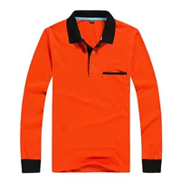 Длинное оранжево -черное карман