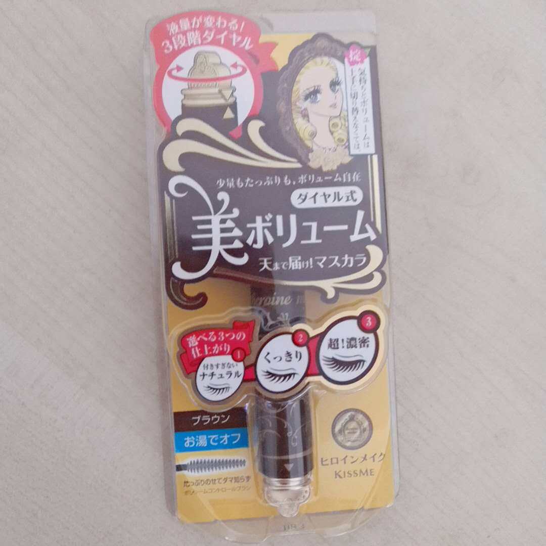 Domestic Japanese K*iss me third generation thick, slender, waterproof and non-smudged mascara, adjustable