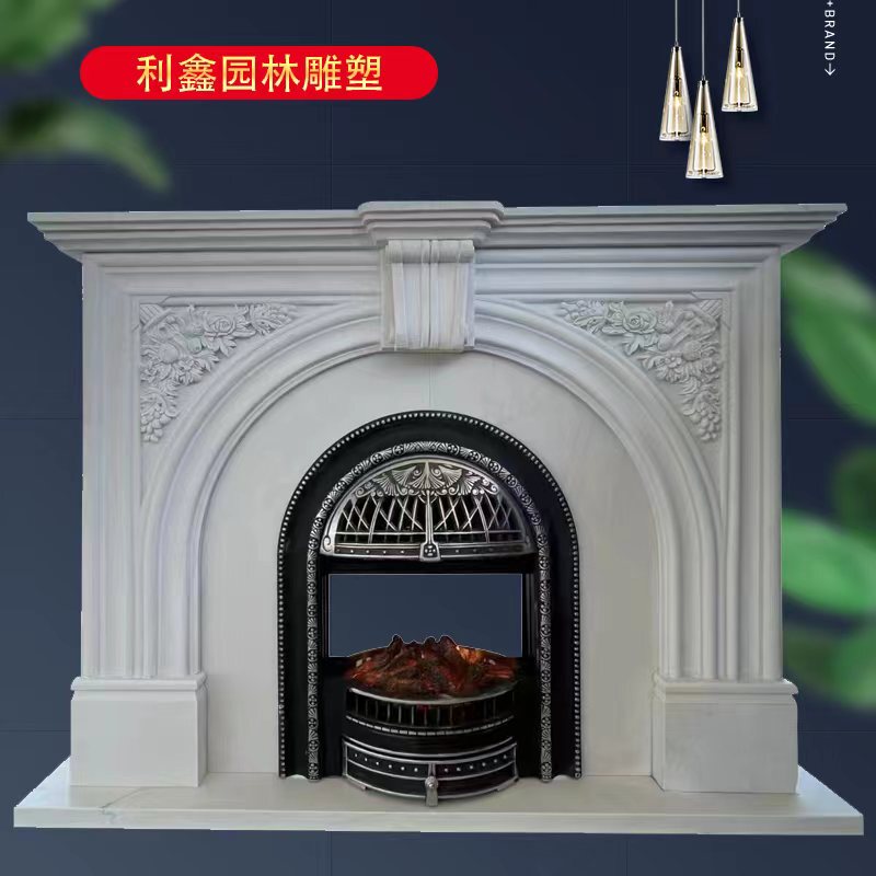 Marble Fireplace Ornaments, Marble and White Marble Indoor Stone Carvings, Window Carvings, French-Style Villa Stone Fireplaces Marble Fireplace Ornaments, Marble and White Marble Indoor Stone Carvings, Window Carvings, French-Style Villa Stone Fireplaces
