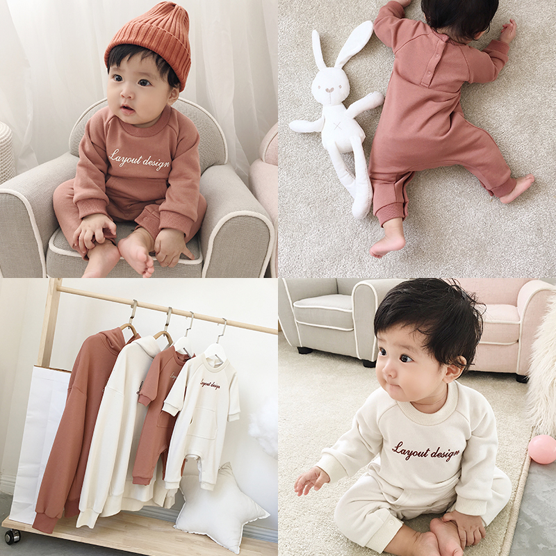 2018 cha mẹ cho con mặc mùa đông cho gia đình ba mẹ áo len gia đình mẹ và con gái bộ đồ leo núi dài tay cộng với nhung bộ thun đẹp gia đình