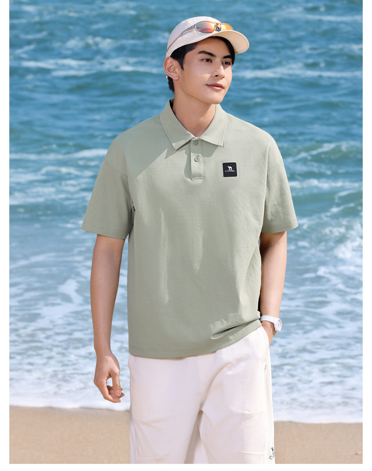 Антибактериальная дорожная футболка polo 