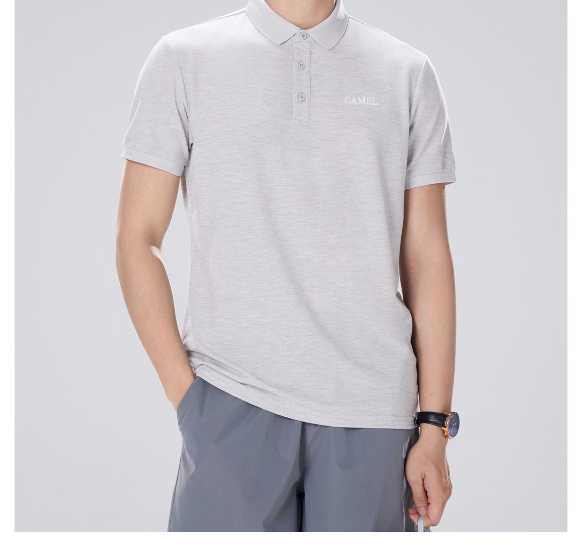 Летняя футболка polo, короткий рукав        