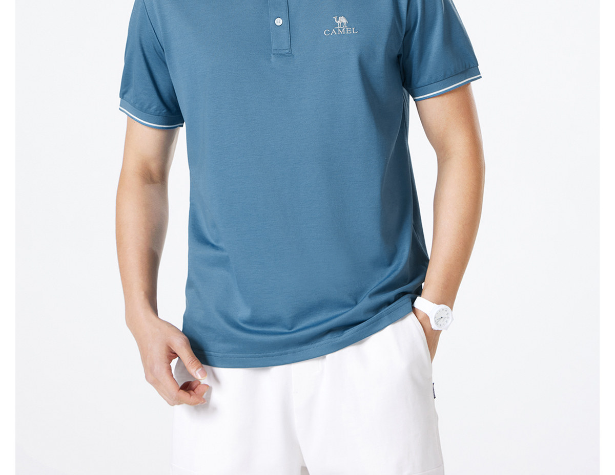 Шелковая летняя футболка polo 