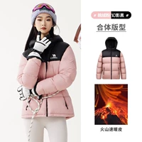 【【【【】 Такая же модель для мужчин и женщин | Девочки принимают небольшой размер M13CR07089H Персиковый бархатный порошок/фантомный черный