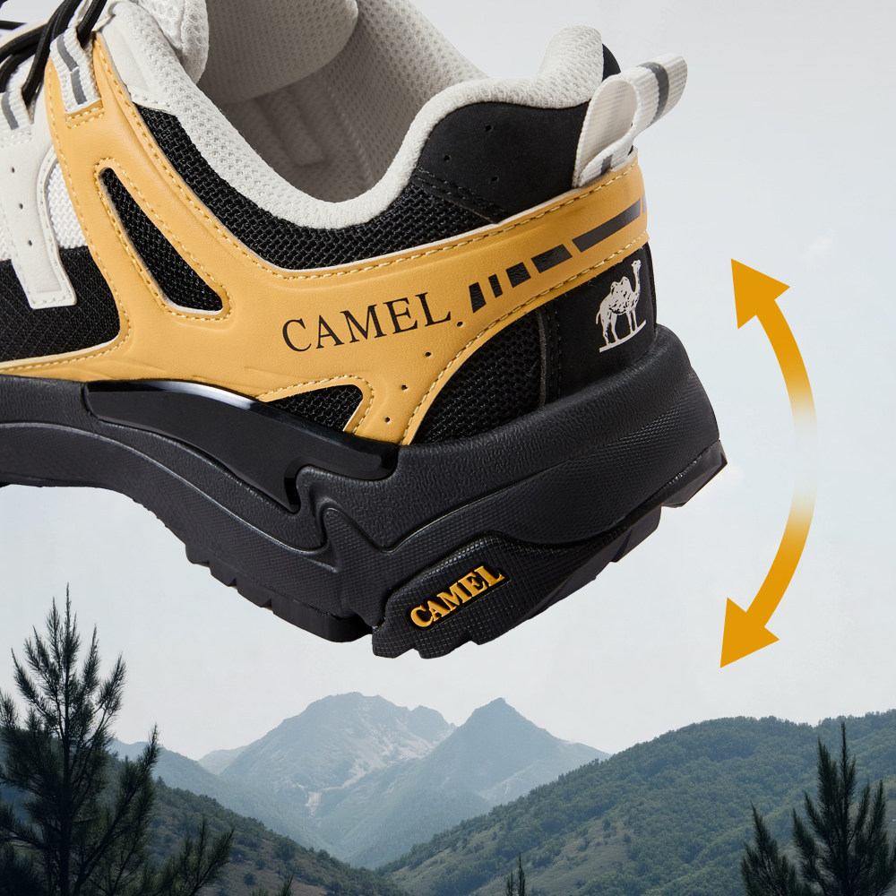 Мода повседневная обувь 【云山二代】骆驼登山鞋男秋季新款户外徒步鞋透气舒适运动鞋女 Camel