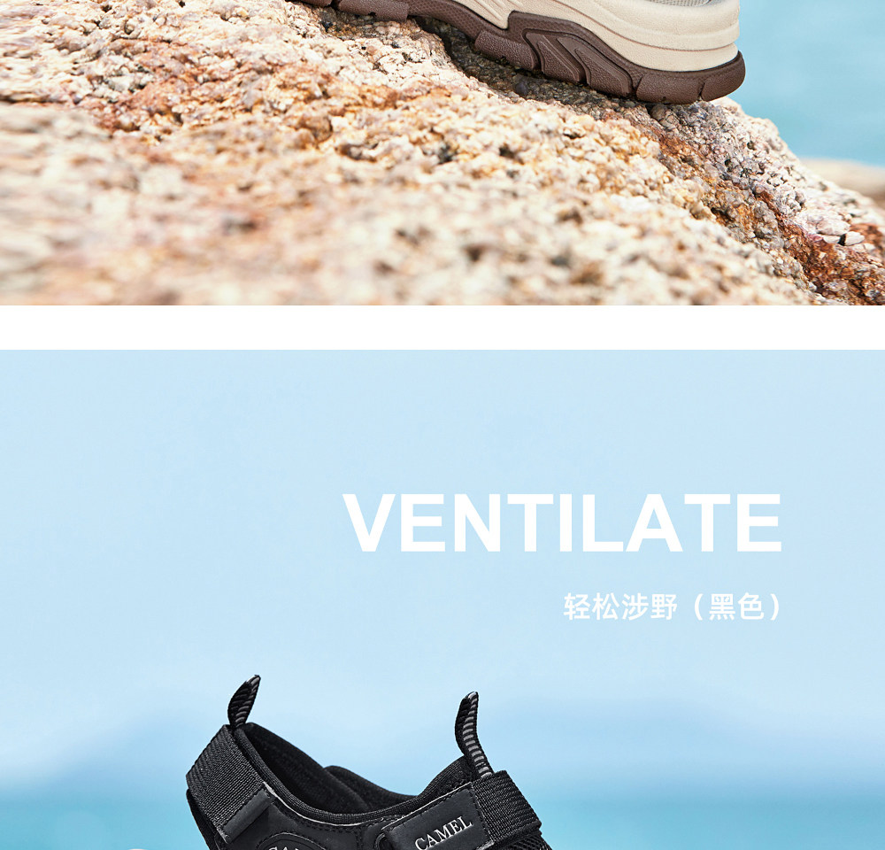 Летняя дышащая мягкая пуля с амортизацией, мужские дорожные спортивные сандалии для отдыха 