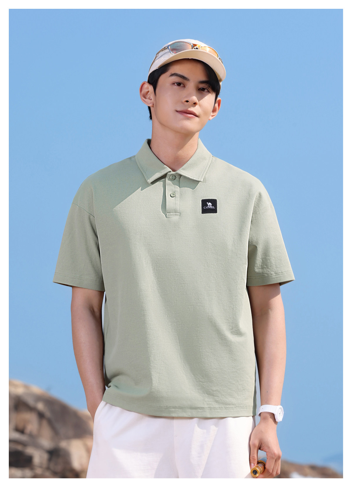 Антибактериальная дорожная футболка polo 