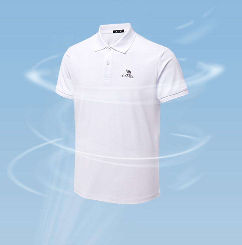 Спортивная быстросохнущая дышащая модная футболка polo подходит для мужчин и женщин, высокий воротник 