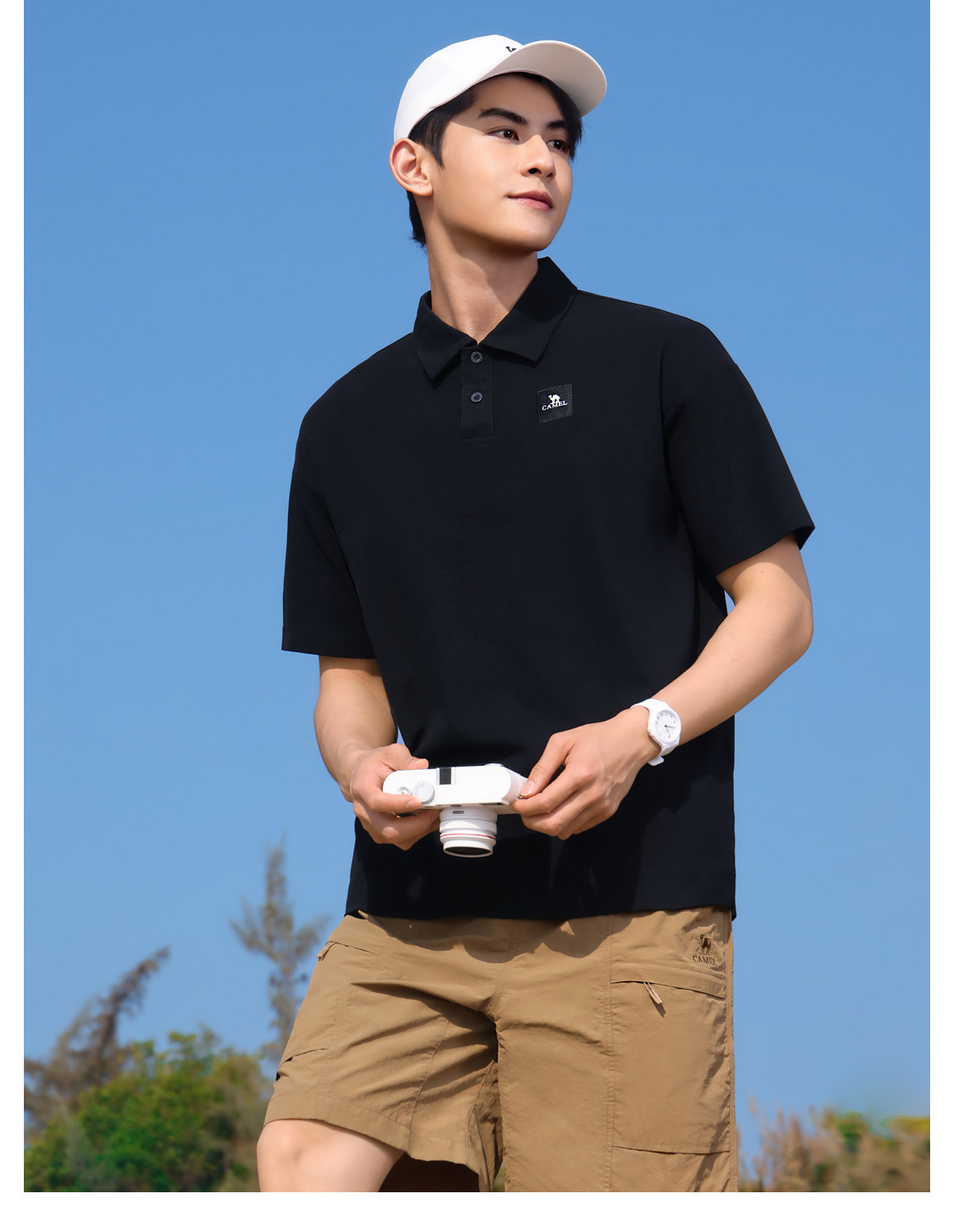 Антибактериальная дорожная футболка polo 