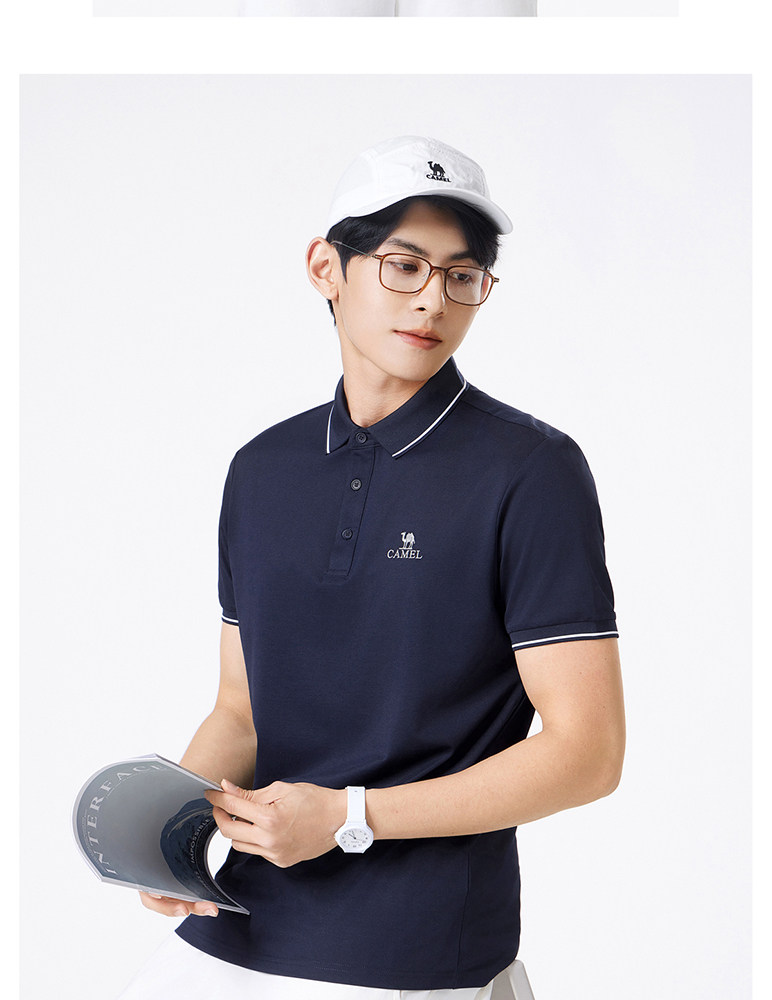 Шелковая летняя футболка polo 