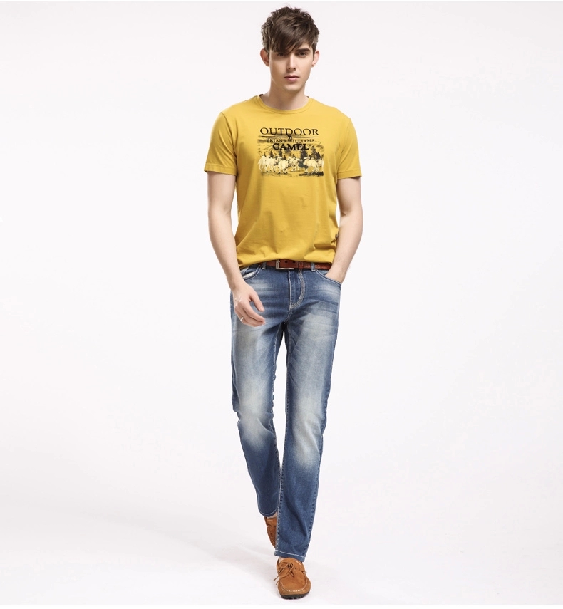 Jeans pour jeunesse coupe droite CAMEL pour printemps - Ref 1480006 Image 12