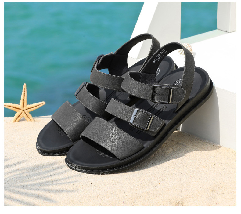 Giày nam lạc đà 2018 hè mới thời trang sandal da Giày nam nhẹ nhàng giản dị hai đôi giày đi biển shop giày nam