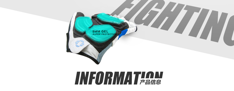 Gants de cyclisme mixte INBIKE - Ref 2238483 Image 7