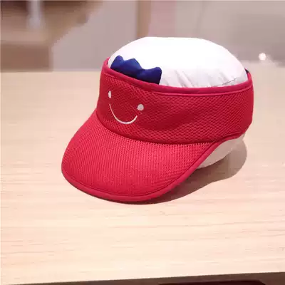 Now discounted allolugh a road Korea 20 summer baby smiley face pattern sun hat empty top hat