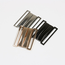 5cm upscale metal inserts buckle to buckle girdle Leather Clothing Accessories Womens Clothing Accessories Diy Decorative Buttons