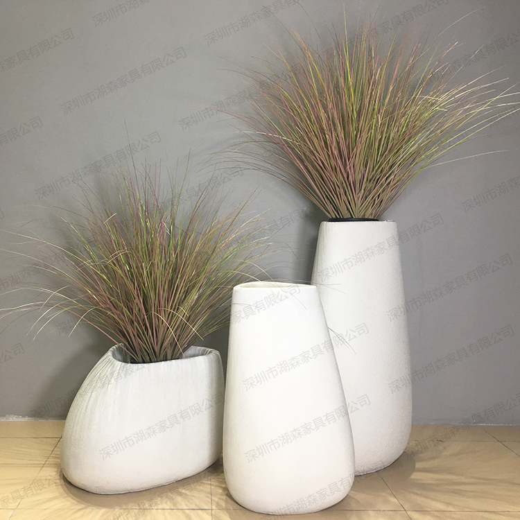 Creative Nordic Home Decorations Hotel Floor Vase Office Craft Gift Fiberglass Flower Pot