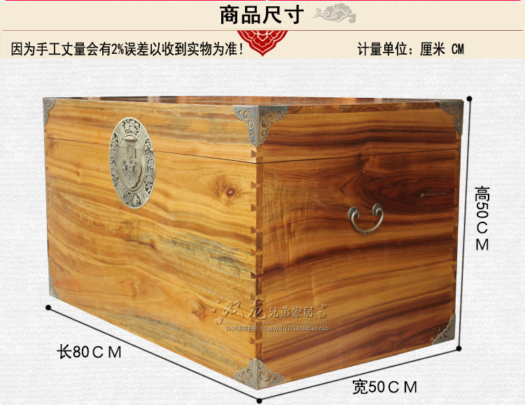 Trung Quốc phong cách hộp quan tài cổ áo hộp đồng bọc góc tự nhiên chống côn trùng che giấu mũ tủ đám cưới hộp chống mite hộp sách - Cái hộp thùng gỗ sồi nhập khẩu
