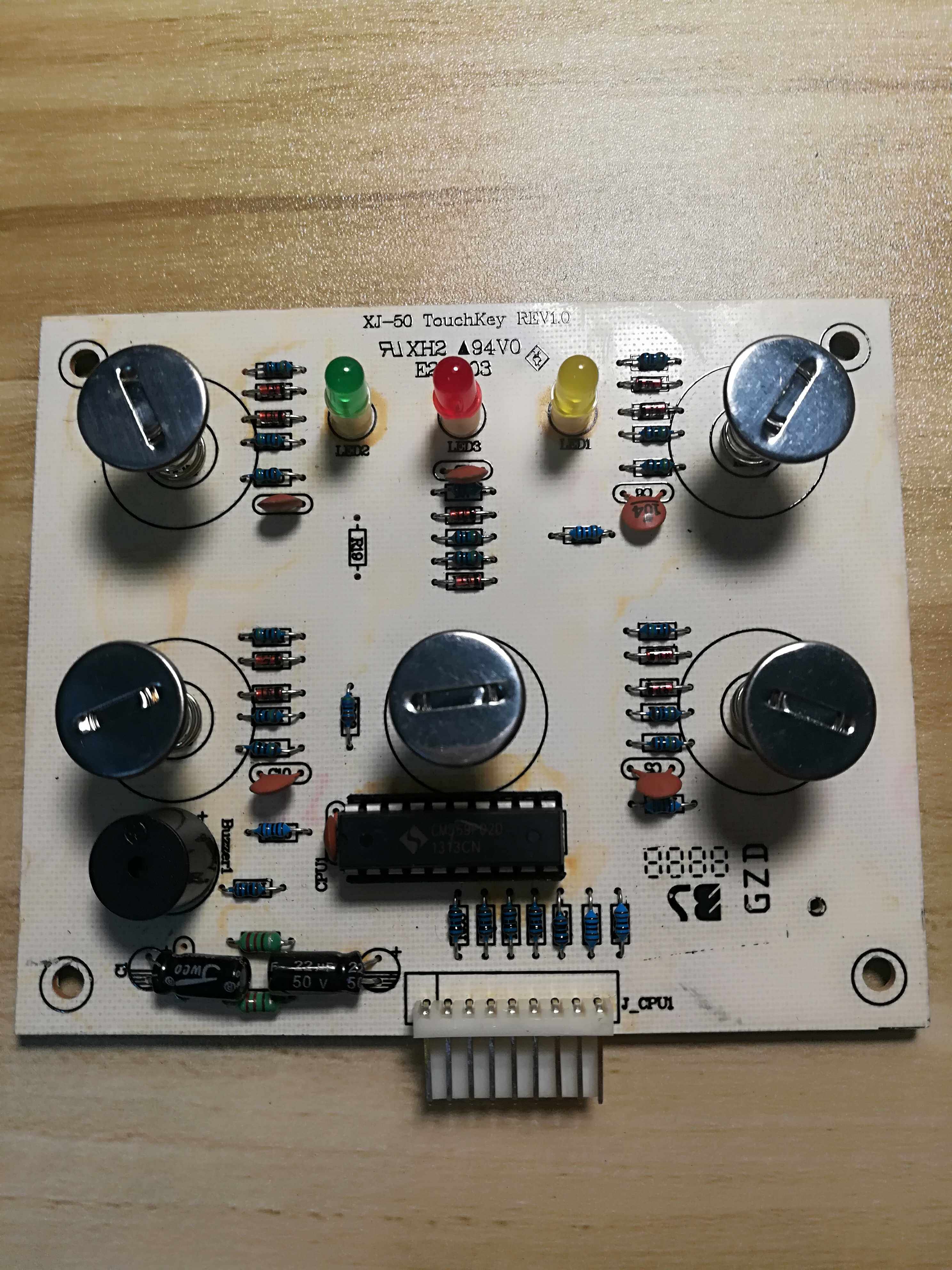 The Qi Heart CM5008 Finance Booking Machine Button Board