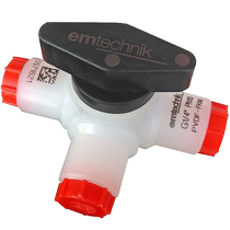 cems Accessories S0601-A0702-001 B070702001 Flue gas EM three-way PTFE switching valve Ball valve