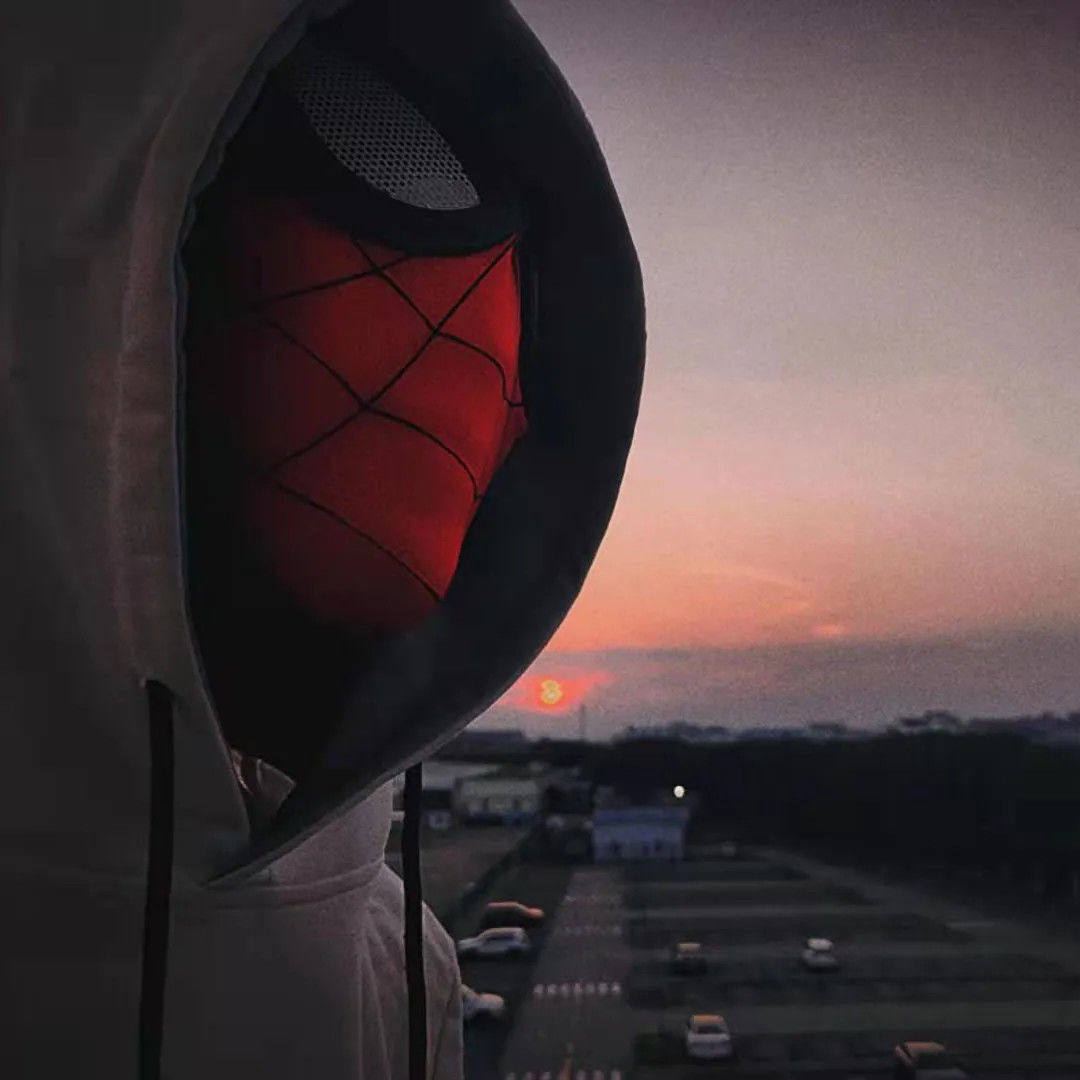 Spider man headgear is often super-mortal mask full face Halloween to blame the sand sculpted venom hero far expedites the net red
