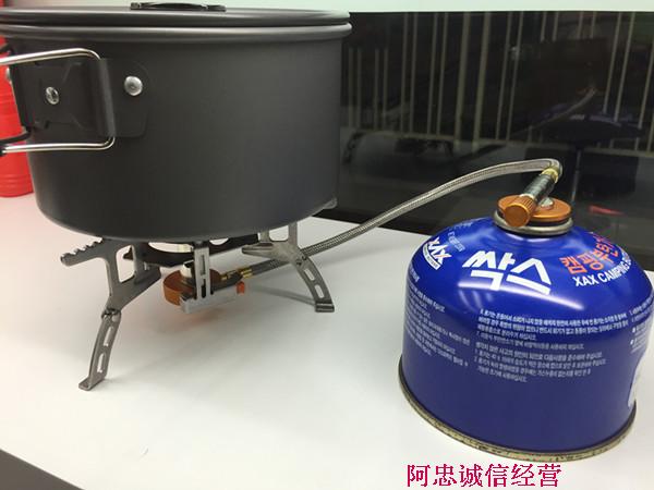 Bếp lửa ngoài trời mới cắm trại ngoài trời bếp lò chia bếp gas bếp điện tử đánh lửa bếp lò - Bếp lò / bộ đồ ăn / đồ nướng dã ngoại bếp ga mini hồng ngoại