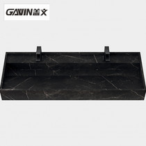 Black rock plate marble washbasin wash hand wash wash basin upper basin toilet bathroom cabinet basin customization