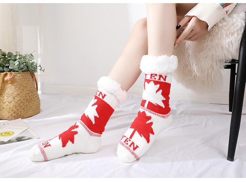Vớ sàn cộng với nhung ngủ dày vớ vớ tháng dành cho người lớn vớ nhà thêm dày mùa thu và vớ mùa đông tất bông đi trong nhà