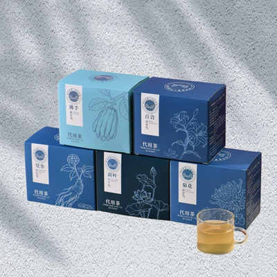 百合党参黄芪佛手紫苏荷叶菊花茶