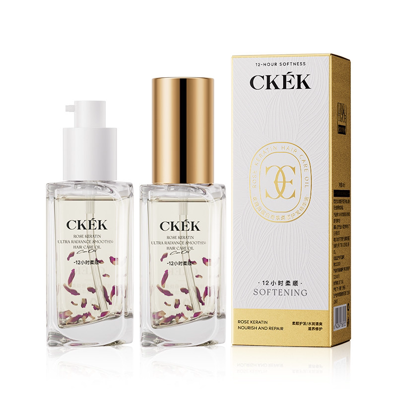 玫瑰角蛋白奇焕柔顺护发精华油保湿水润清爽滋养修护干枯毛躁正品