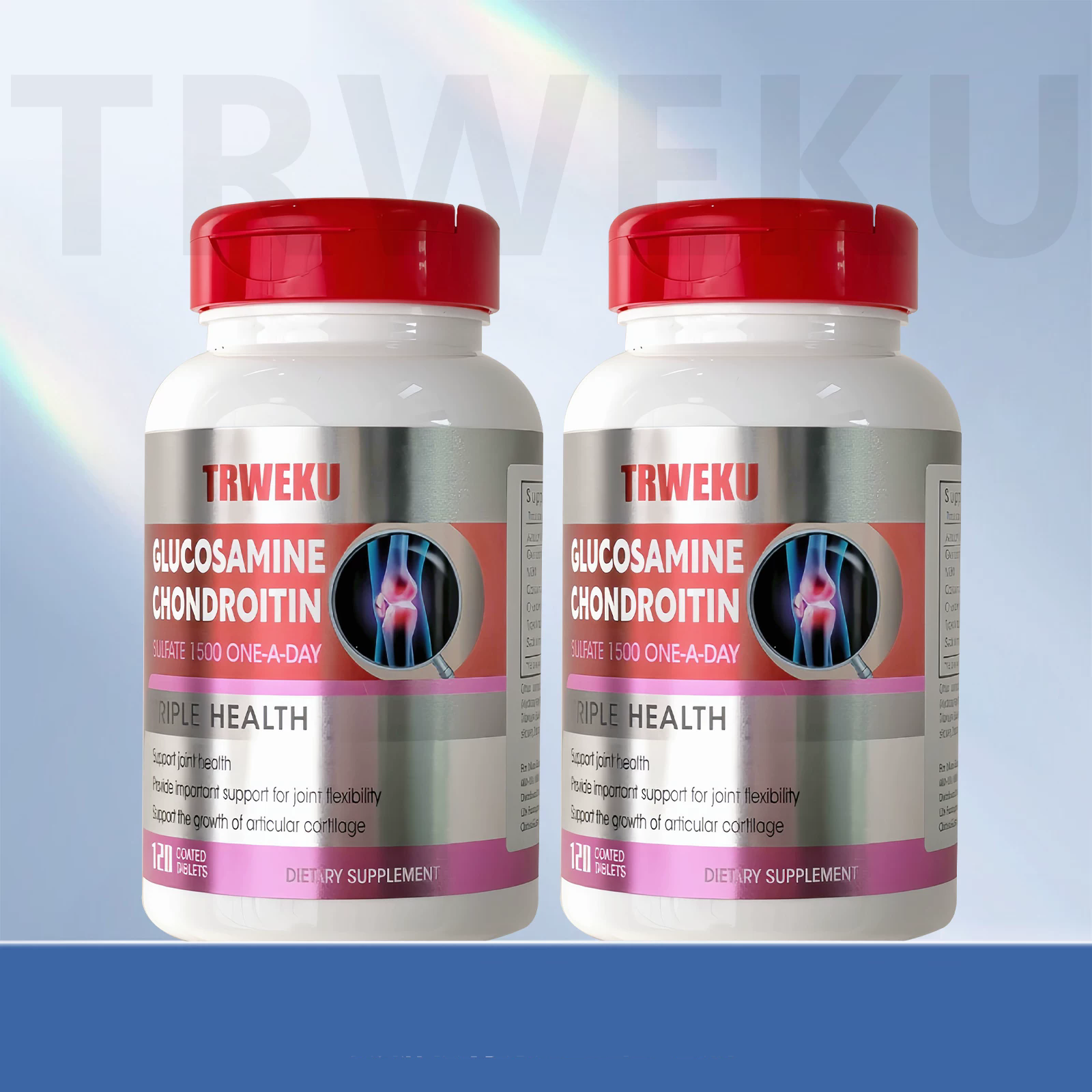 TRWEKU氨糖软骨素120片*2瓶