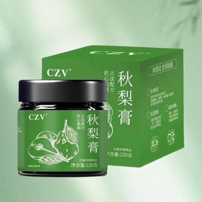 CZV精选砀山酥梨古法熬制秋梨膏儿童水冲饮清润营养正品220G/盒A