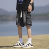 Шорты для отдыха, летние штаны для работы, тонкие джинсы, свободный прямой крой