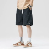 Черная униформа медсестры для отдыха, летние шорты, спортивные шелковые тонкие штаны, свободный прямой крой