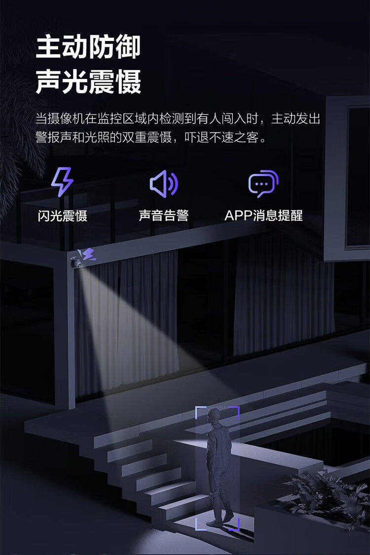 IP-камера 萤石h80x新品800万360全景摄像头4k画质臻全彩监控家用手机远程 Ezviz
