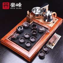Haofeng Kung Fu tea set purple sand ceramic tea set Rosewood Wood tea table home