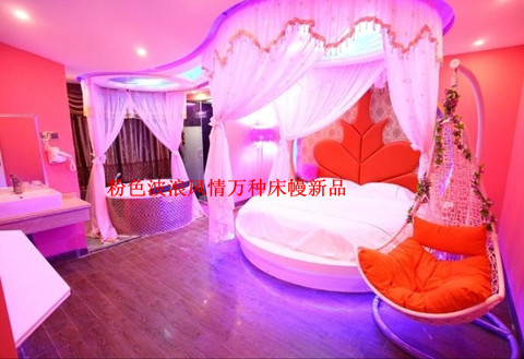 Amorous giường lớp vỏ sợi rèm cửa giường khách sạn tùy chỉnh đa chức năng sóng xanh sợi trang trí Inn Hostel mỹ phẩm - Bed Skirts & Valances rèm che giường ngủ