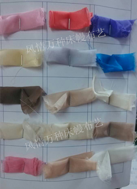 Phong cách mới của hàng ngàn Inn Bed lớp vỏ được trang trí với một chiếc giường mặc một chiếc Rome thanh lớp vỏ bên giường sợi trang trí - Bed Skirts & Valances rèm treo giường