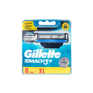 【自营】Gillette/吉列MACH3 锋速3剃须刀头 3层刀片8刀片装