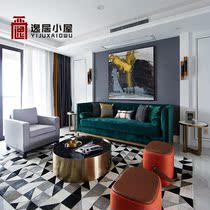 Postmodern fashion Imaginary light extravaganza Sofa-Like Room Clubhouse Reception Bouyi Sofa Small Family custom furniture