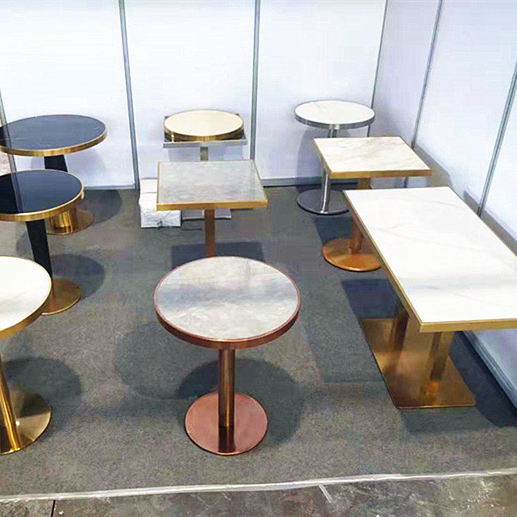 Milk Tea Shop Sweet Shop Desk Coffee Hall West Restaurant Table And Chairs Noodle Restaurant Snack Snack Table Snack Cold Drinking Shop Small Round Square Table-Taobao