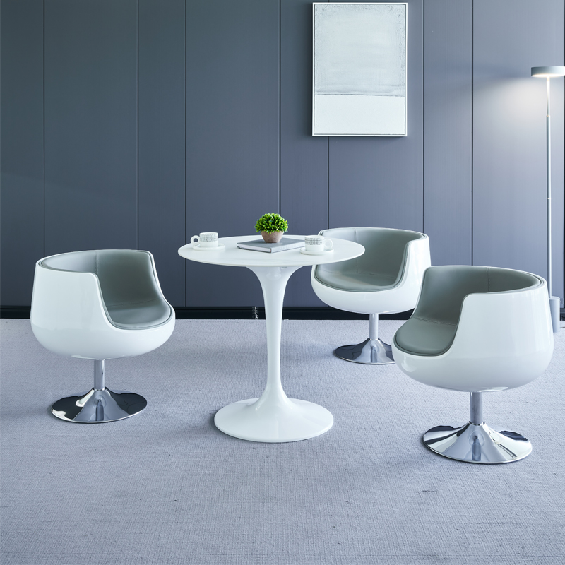 Negotiation Chair Combo Roundtable Modern Minimalist guests reception Shops Sales Premises Beauty Casual Creative Fashion Swivel Chair-Taobao