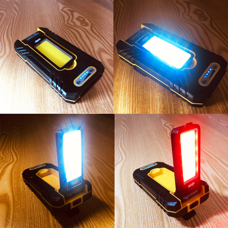 Work light led with magnet auto repair and repair emergency light rechargeable super bright flashlight car light