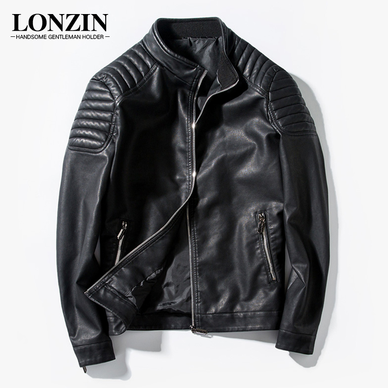Thin Slim-Fit Jacket for Men, Spring and Autumn 2026 New Style, Business Casual Handsome Leather Jacket, Motorcycle Leather Coat, Trendy Men's Outerwear Thin Slim-Fit Jacket for Men, Spring and Autumn 2026 New Style, Business Casual Handsome Leather Jacket, Motorcycle Leather Coat, Trendy Men's Outerwear